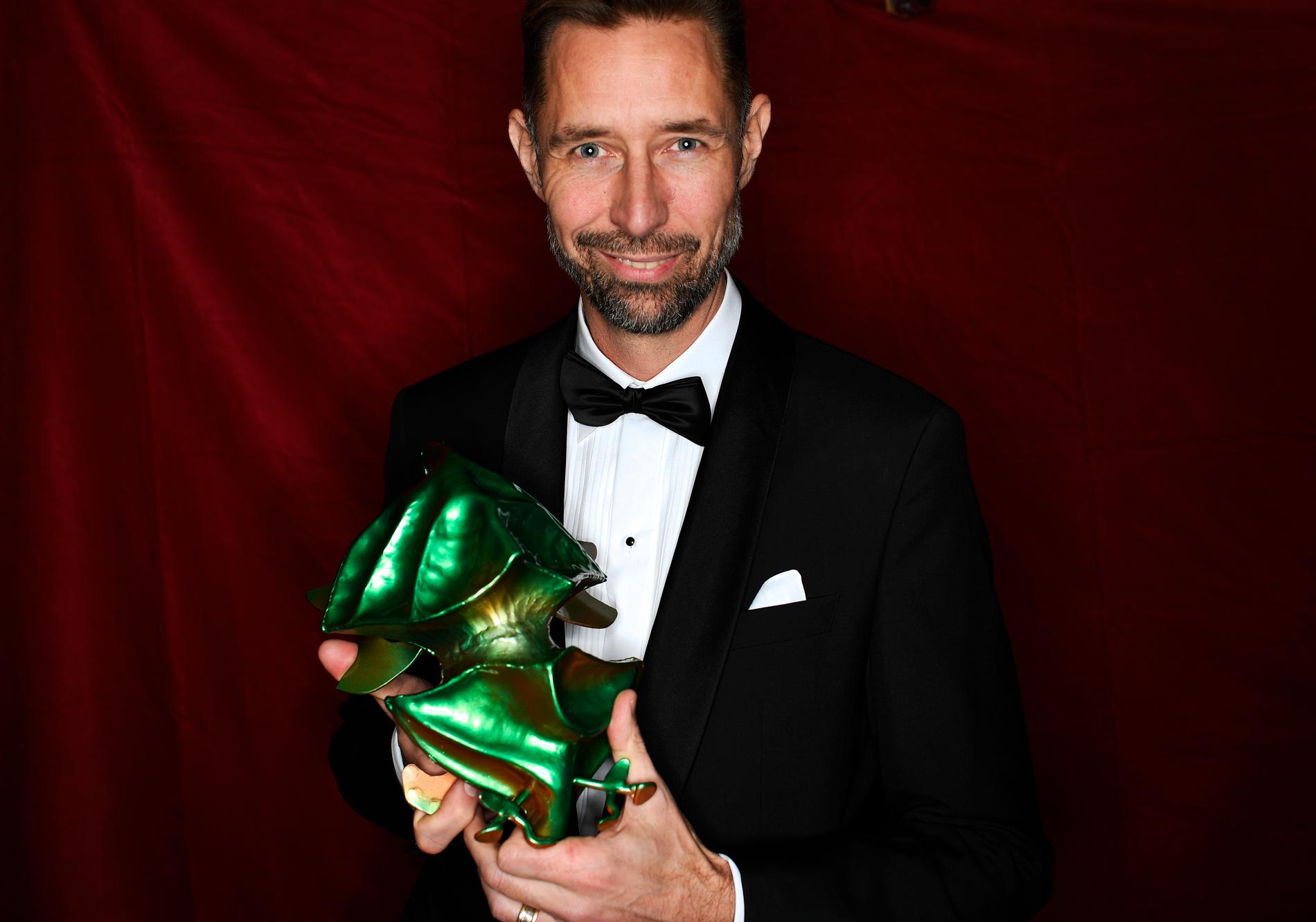 Christian Holm vinner priset för bästa ljud för filmen ”Gräns”.