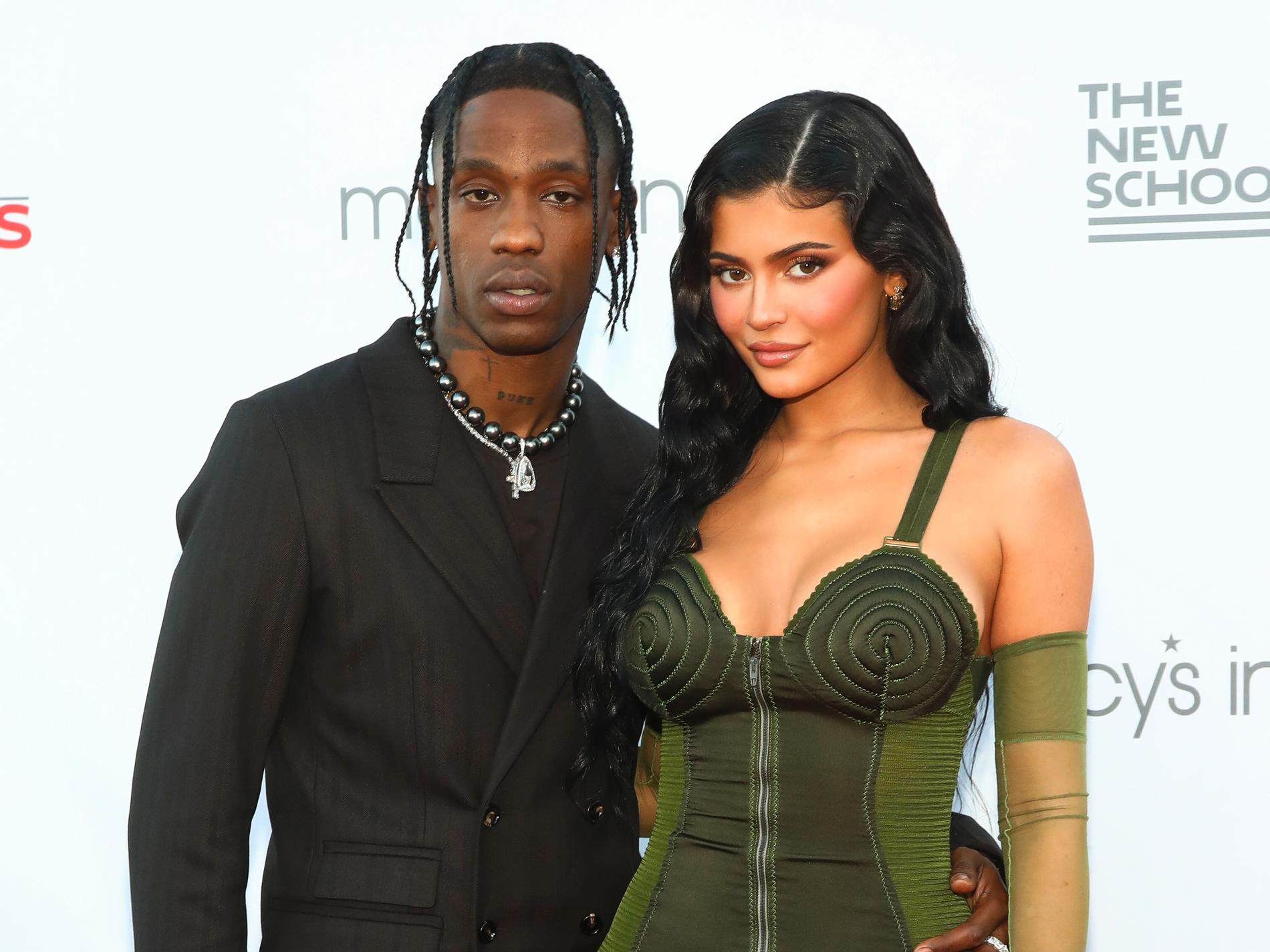 Rapstjärnan Travis Scott och Kylie Jenner. 