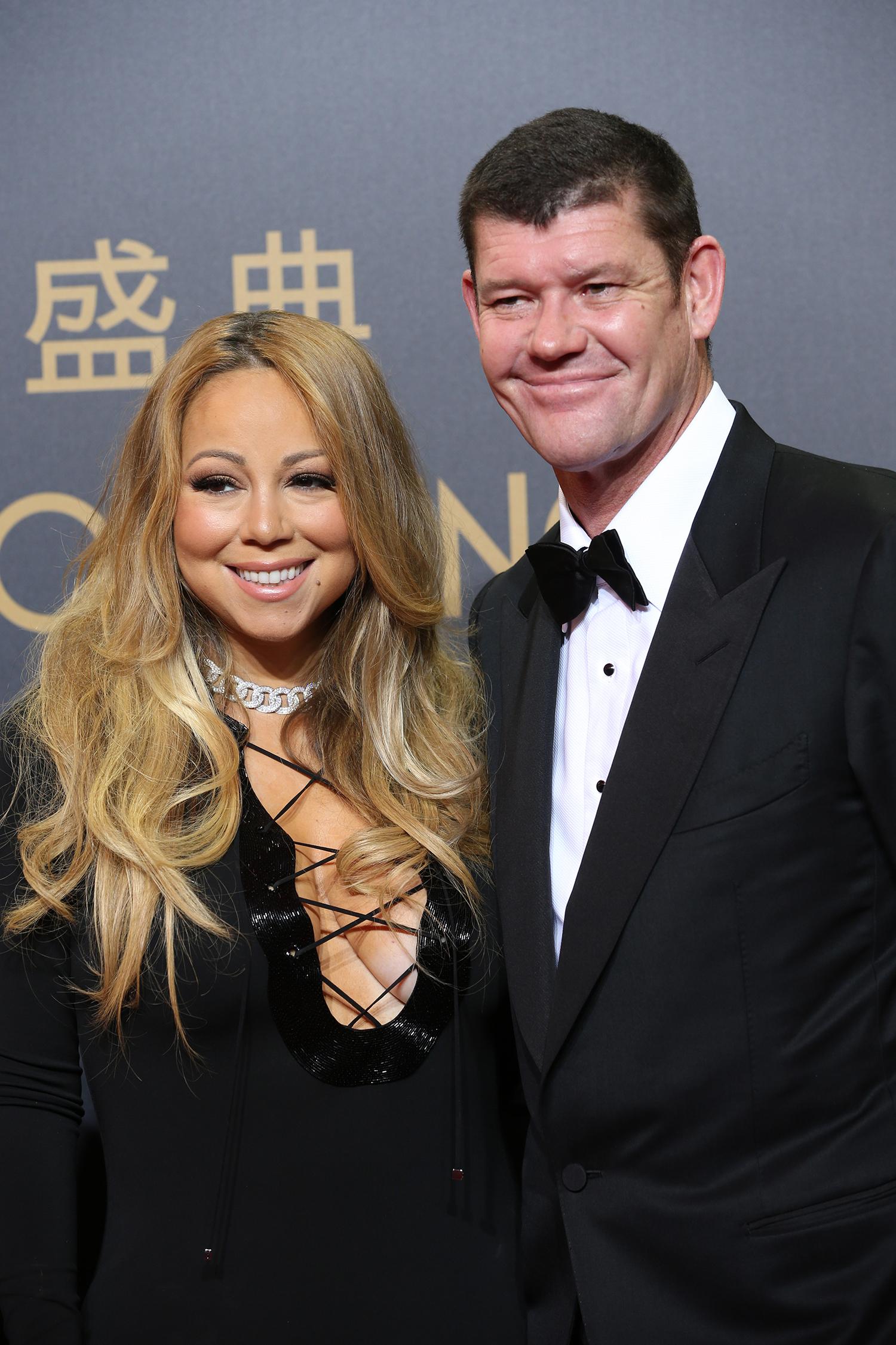 Mariah Carey tillsammans med James Packer.