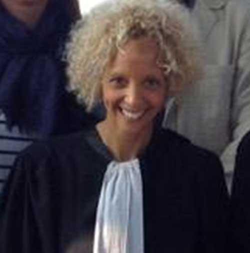Terrormisstänkte svenskens advokat Gisèle Stuyck.