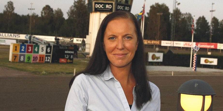 Marie Svensson, travbanechef på Färjestadstravet. 