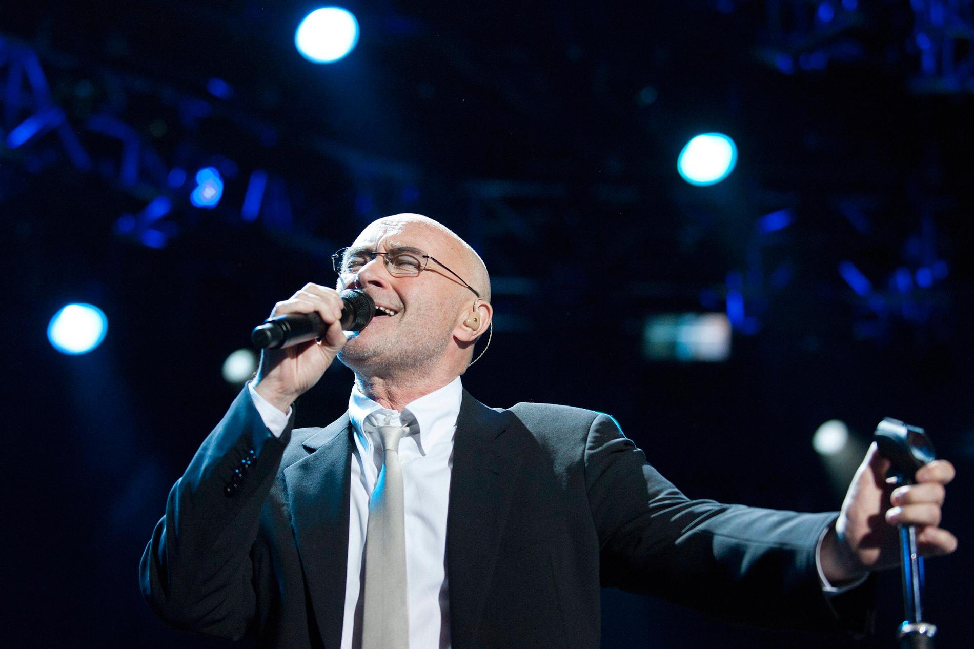 Phil Collins på Stravinski Hall i Schweiz (2010). Foto: Laurent Gillieron/AP