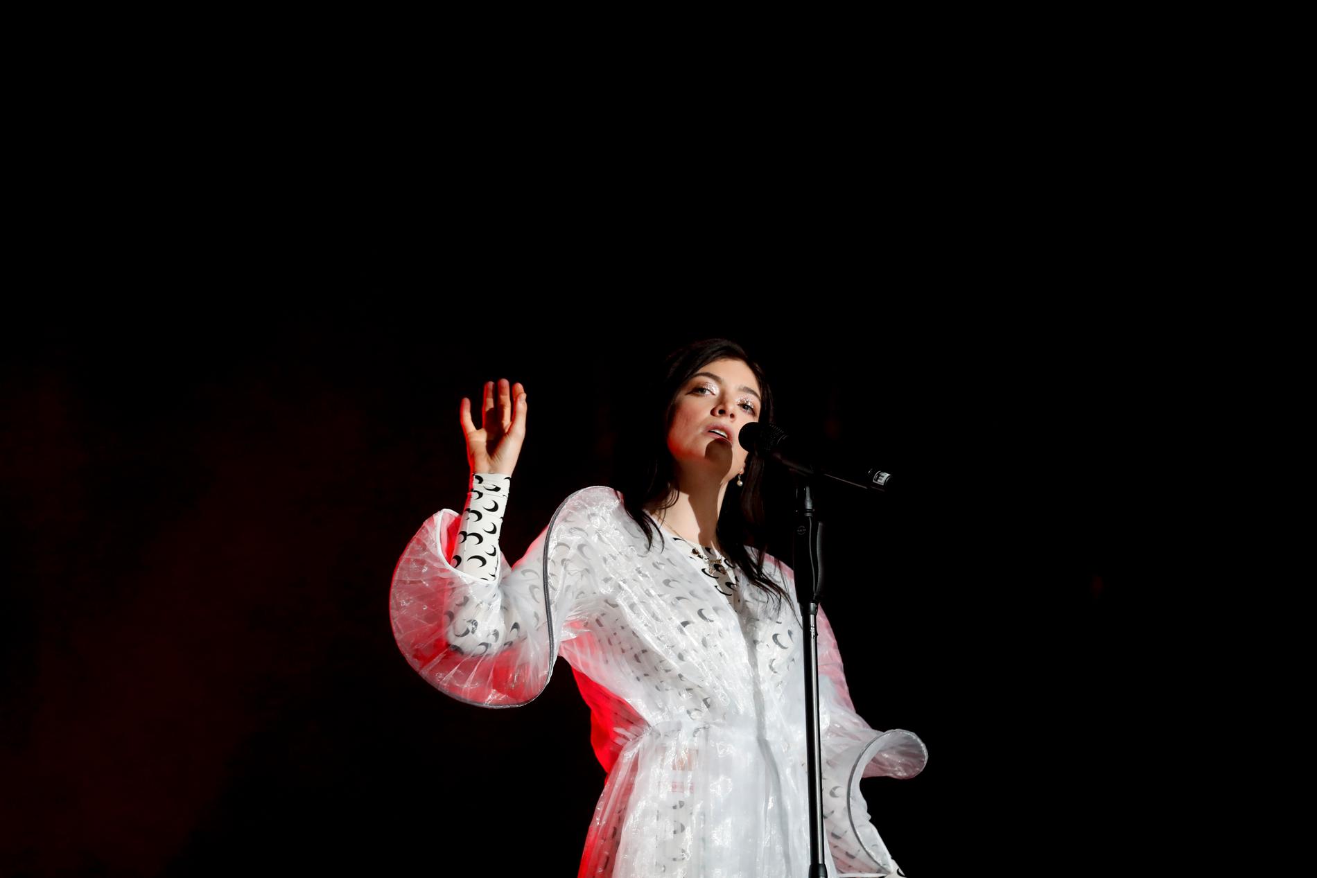 Lorde är aktuell med singeln "Solar power". Arkivbild.