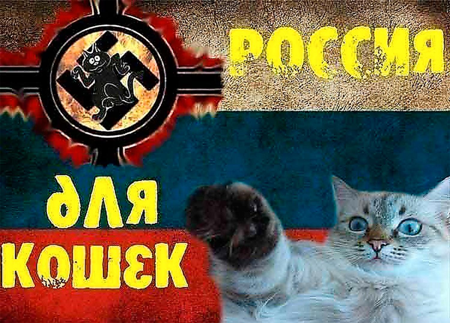 Skämtsajten ”Ryssland åt katterna!” – en av 80 000 länkar som blockeras.