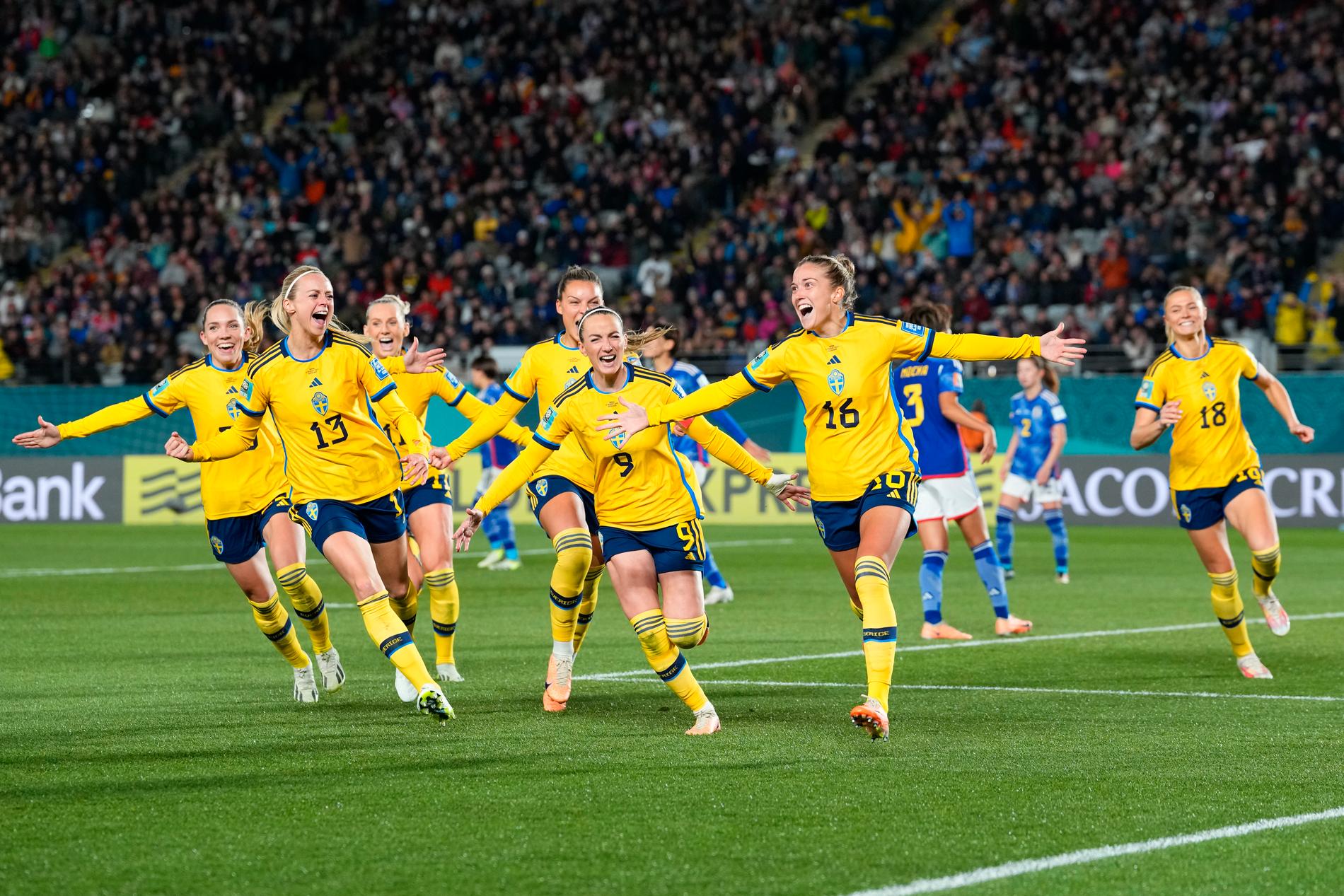 I matchen mot Japan, där vi var nederlagstippade, presterade svenskorna på toppen av sin förmåga.