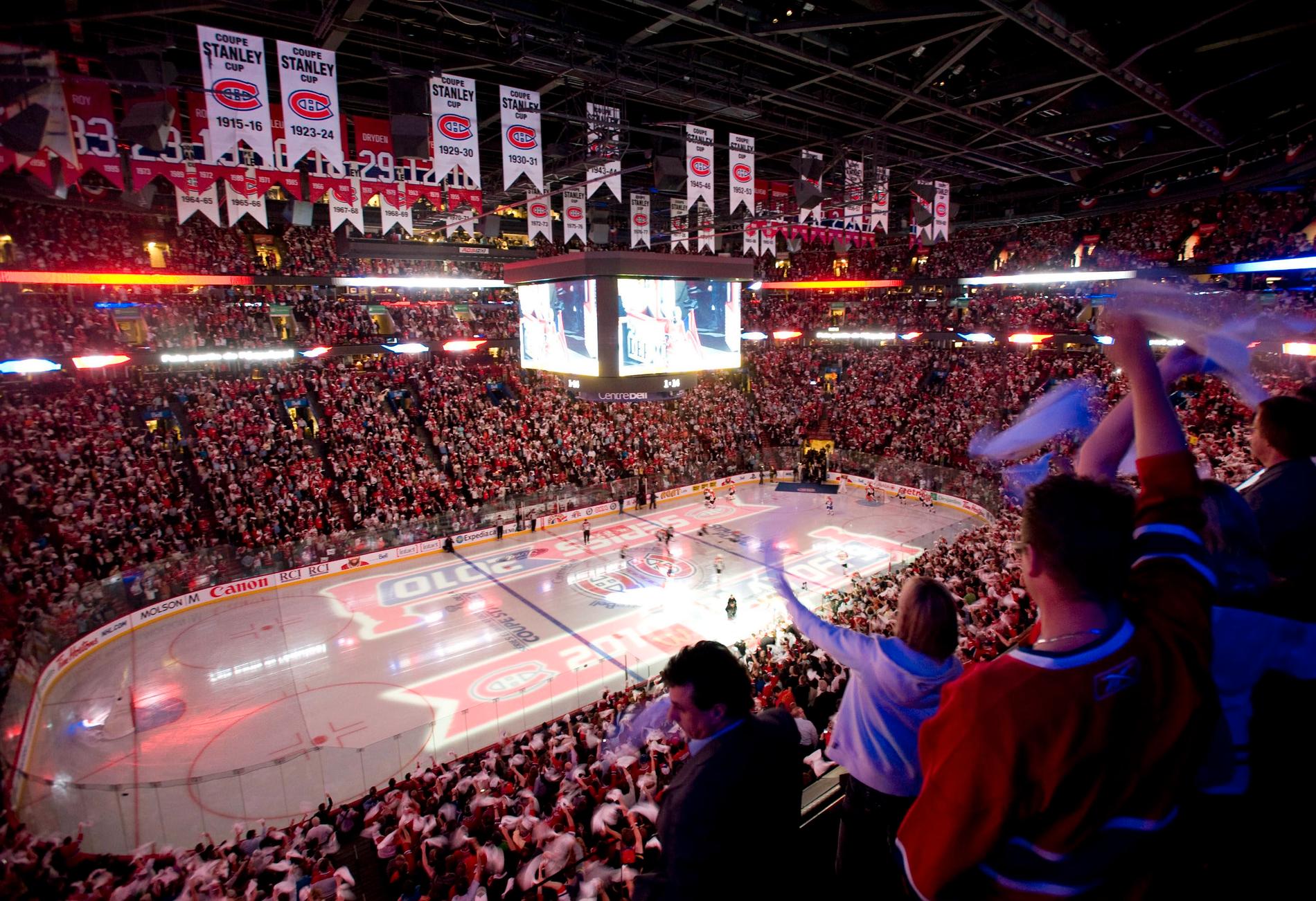 Bell Center, Montreal Canadiens hemmaplan.