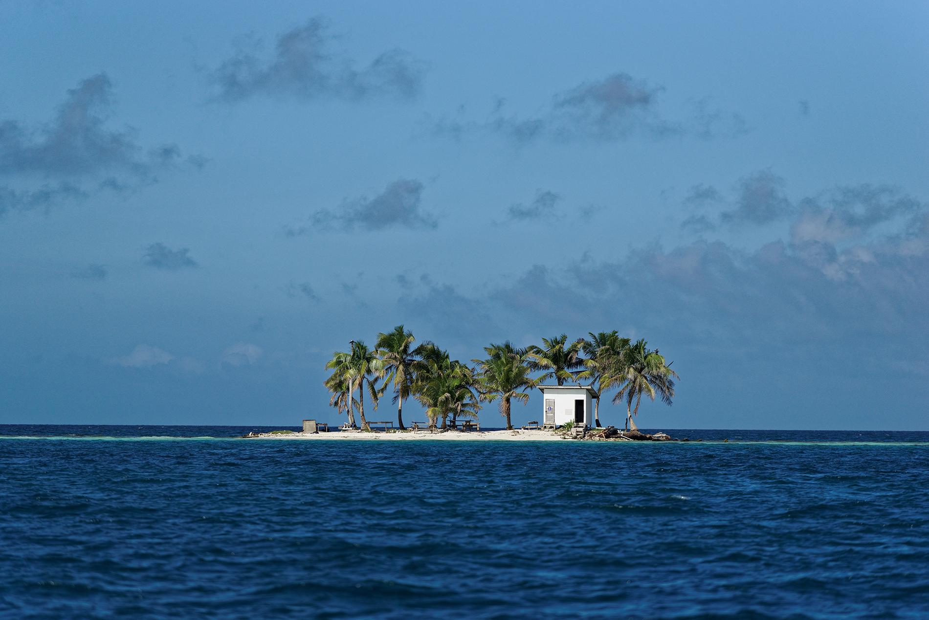 Toliet Island i Belize.