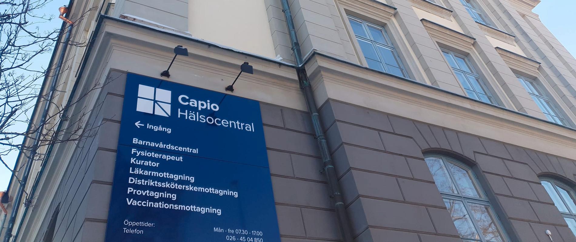 Vårdbolaget Capio driver ett hundratal sjukhus, specialistkliniker och vårdcentraler i Sverige.