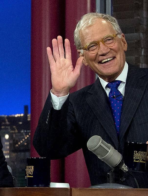 David Letterman sänder sin sista show den 20 maj.