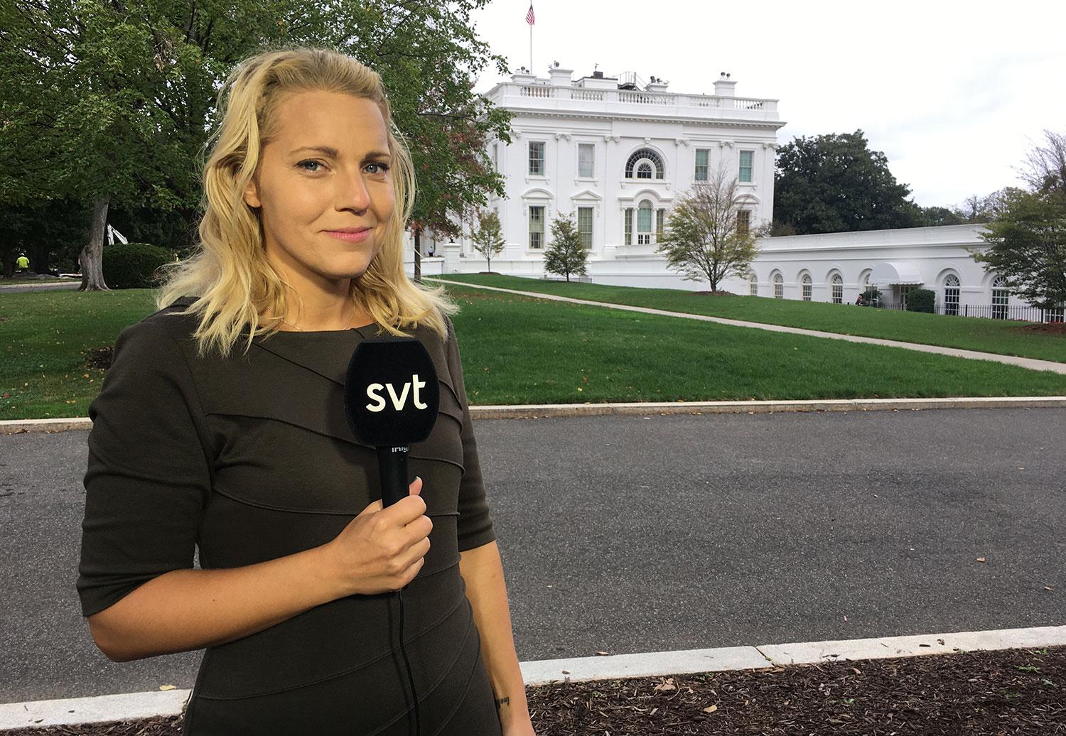 Carina Bergfeldt, korrespondent på SVT i Washington.