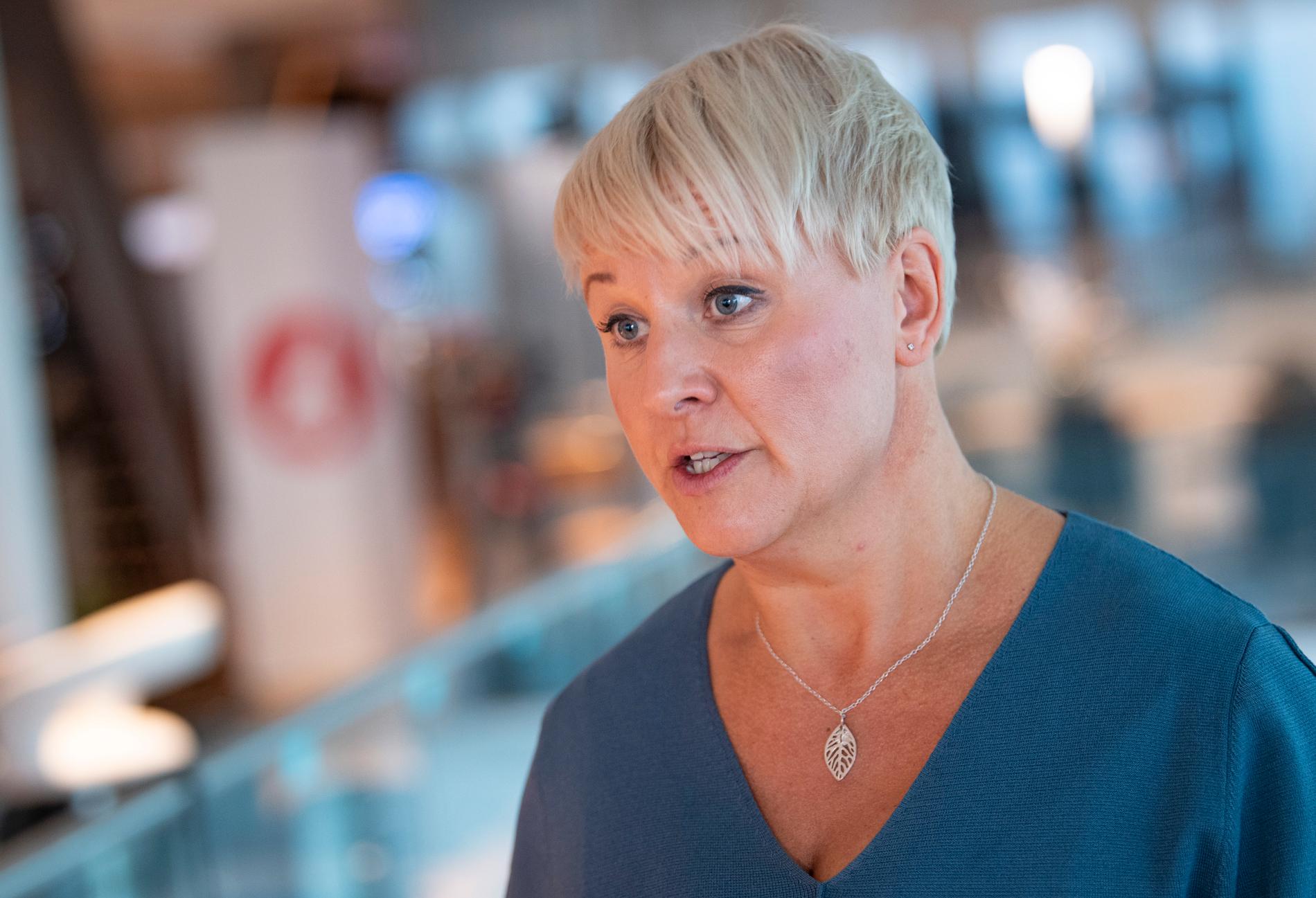Anna Tenje, kommunalråd Växjö, är öppen för samarbete med SD i sakfrågor, men säger nej till regeringssamarbete, Arkivbild.