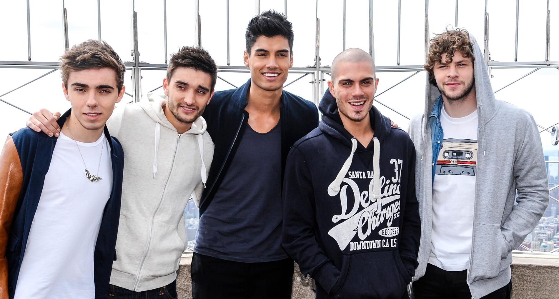 Nathan Sykes, Tom Parker, Siva Kaneswaran, Max George och Jay McGuiness i ”The Wanted”.