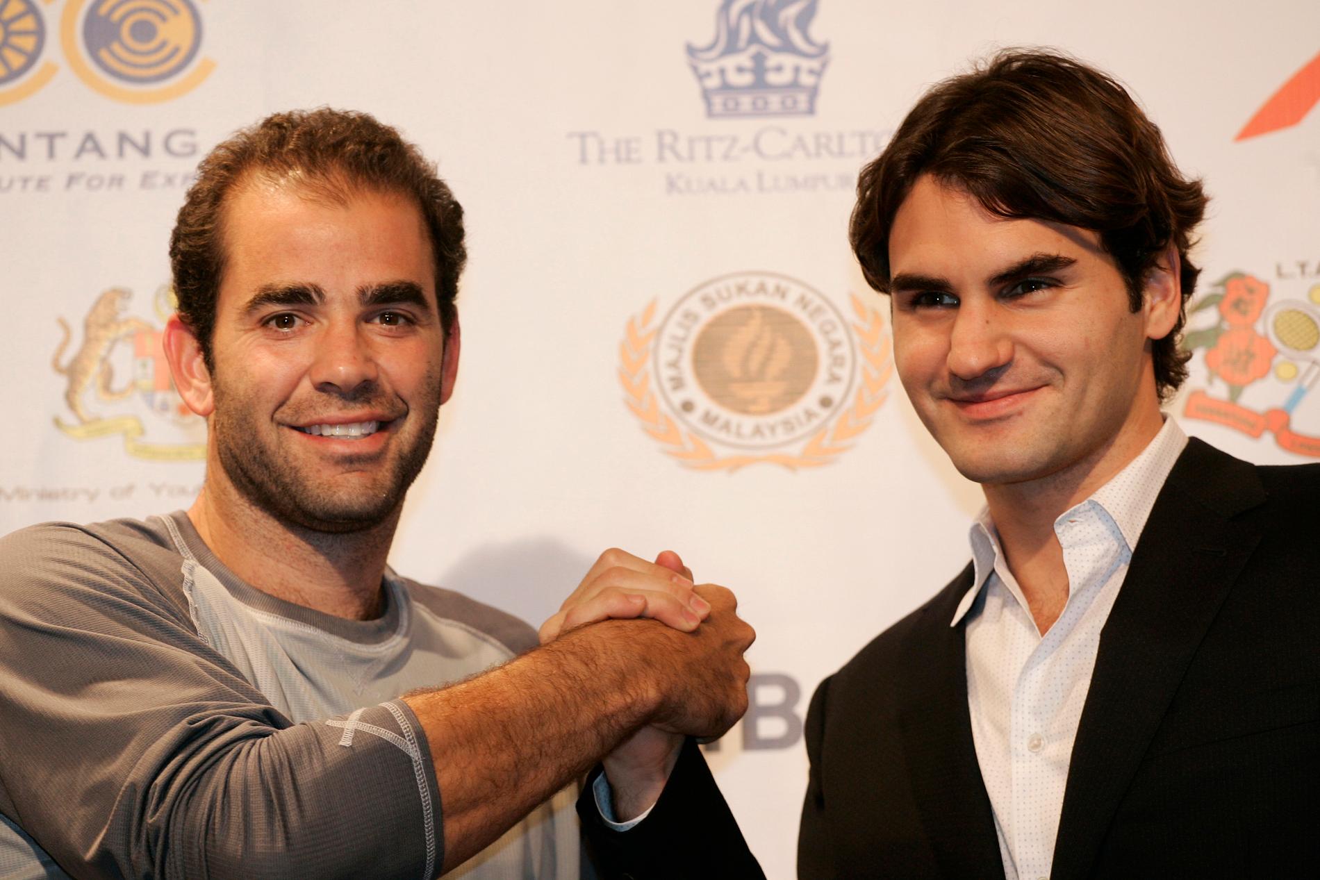 Sampras har 14 Grand Slam-titlar, Roger Federer 17.