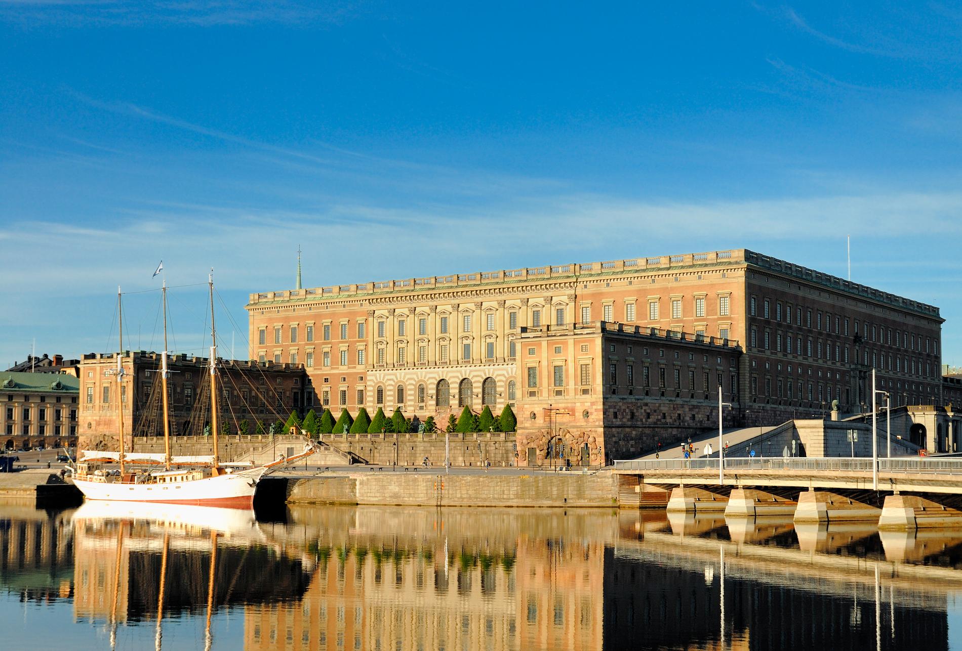 Kungliga slottet i Stockholm. 