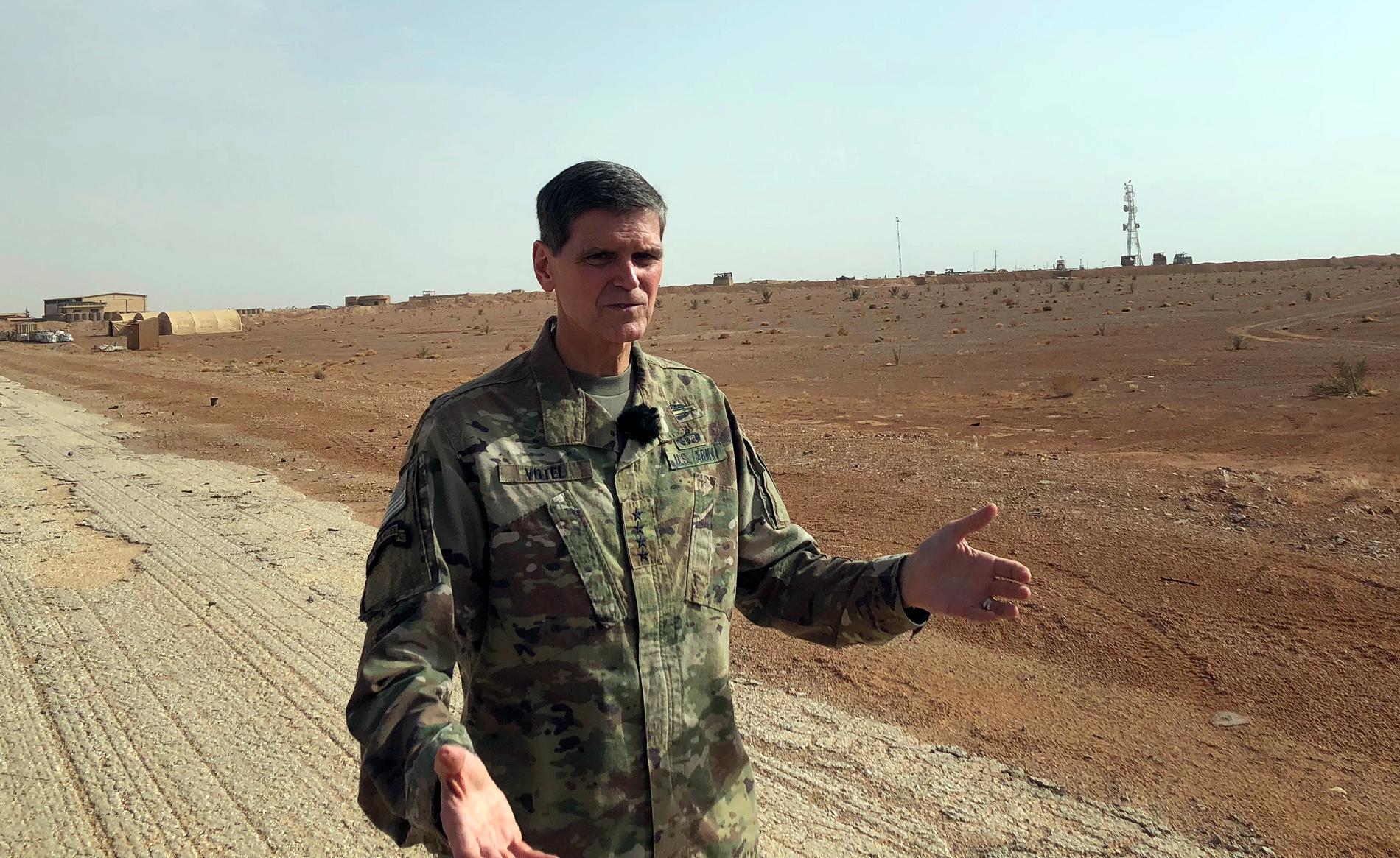 General Joseph Votel, USA:s befälhavare i Syrien. Arkivbild från oktober 2018.