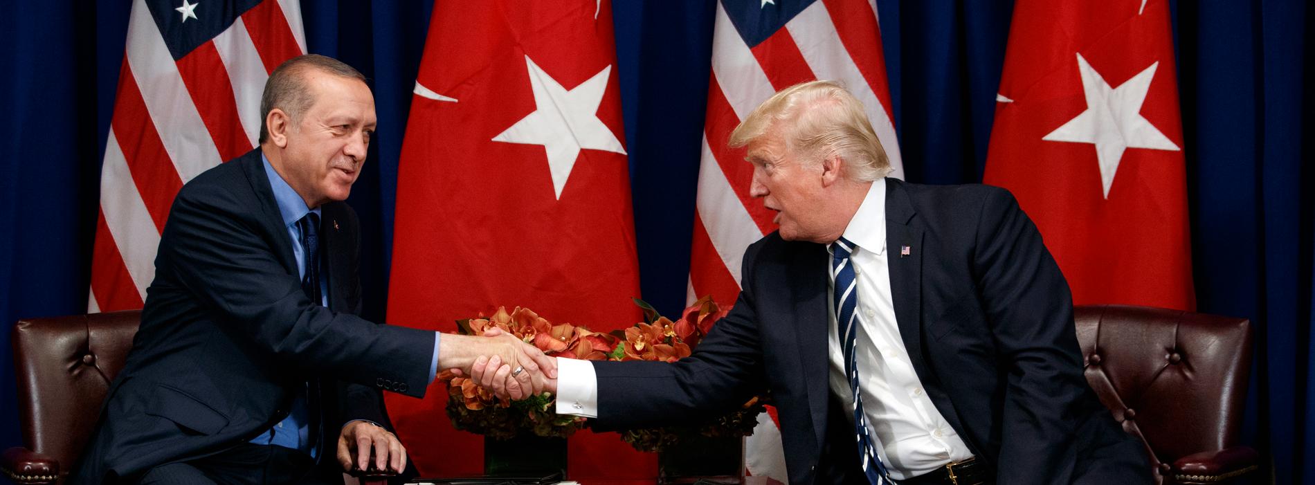 Turkiets Erdogan tycker sig ha fått grönt ljus av Donald Trump att invadera syriska Kurdistan.