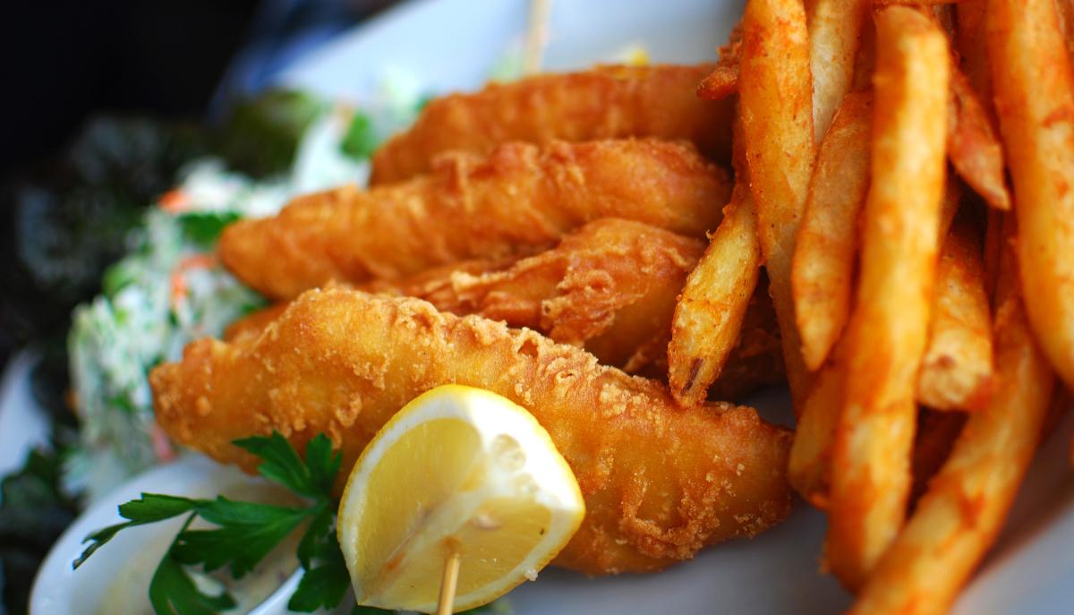 Fish and chips – brittisk favorit.