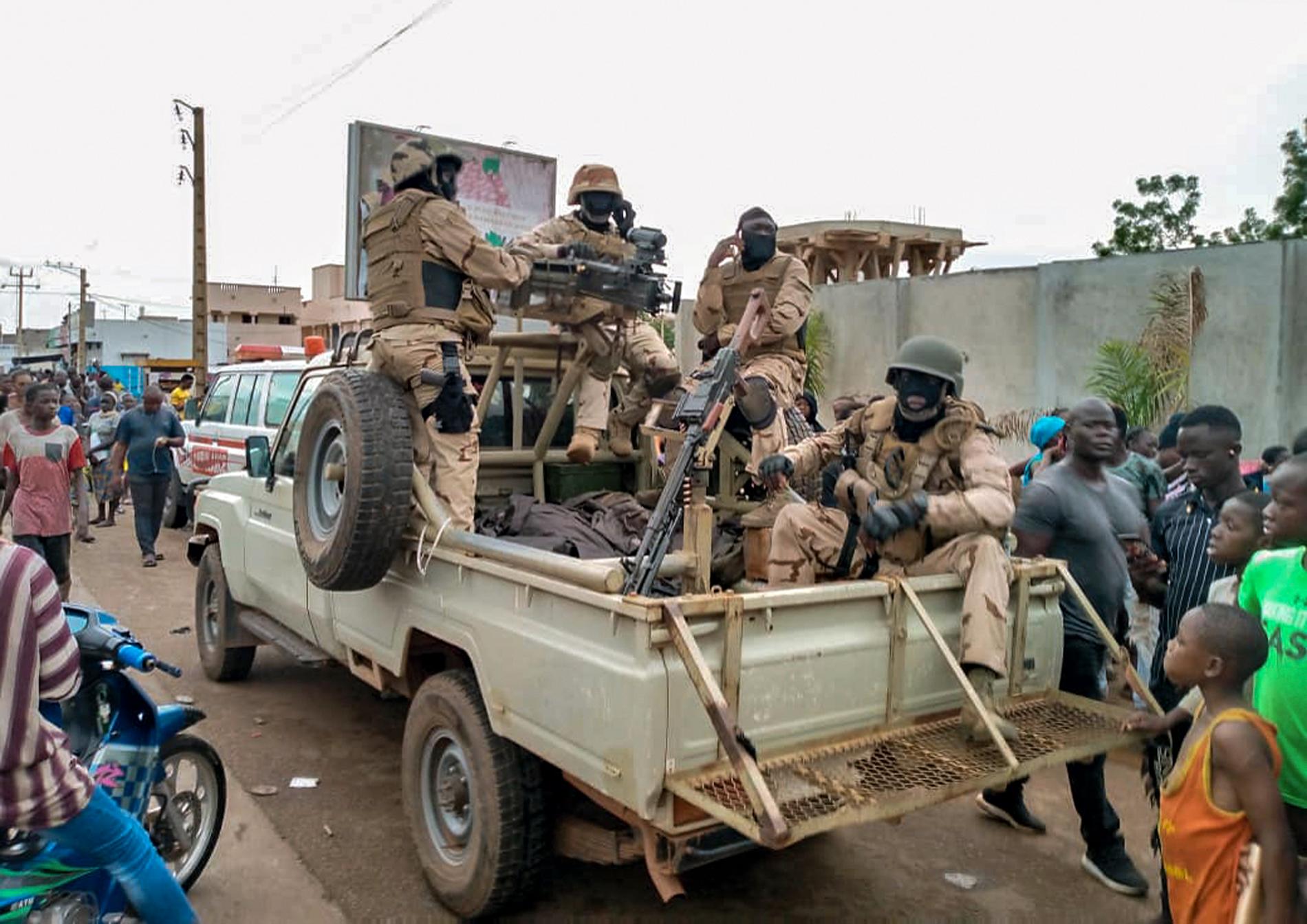 Flera maliska soldater dödades i en attack i ett gränsområde. Arkivbild.
