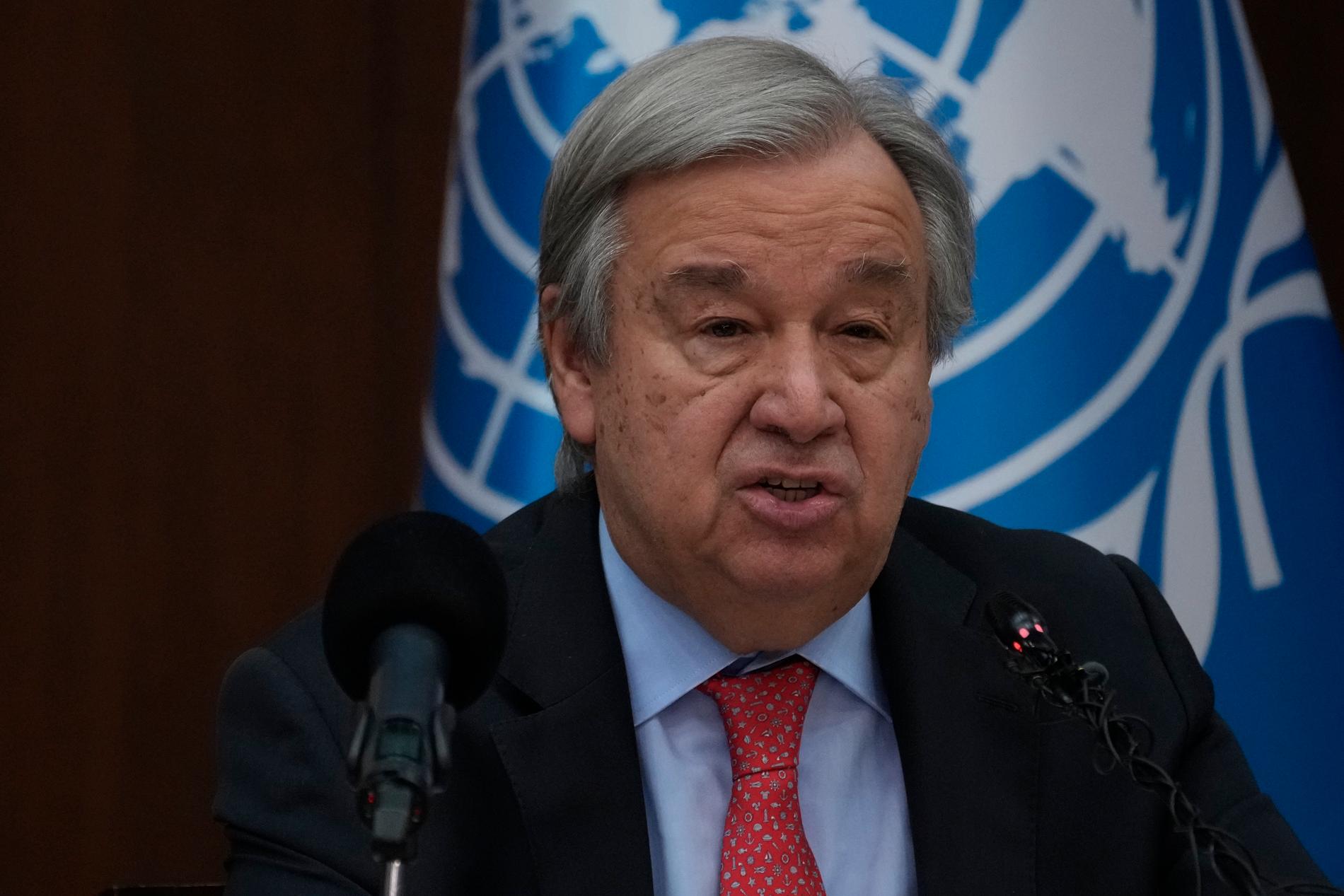 FNs generalsekreterare Antonio Guterres. 