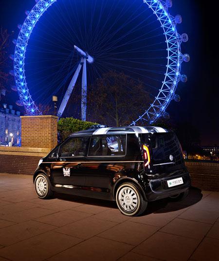 Volkswagens eldrivna Londontaxi är än så länge bara en fingervisning om hur framtidens taxi kan se ut.