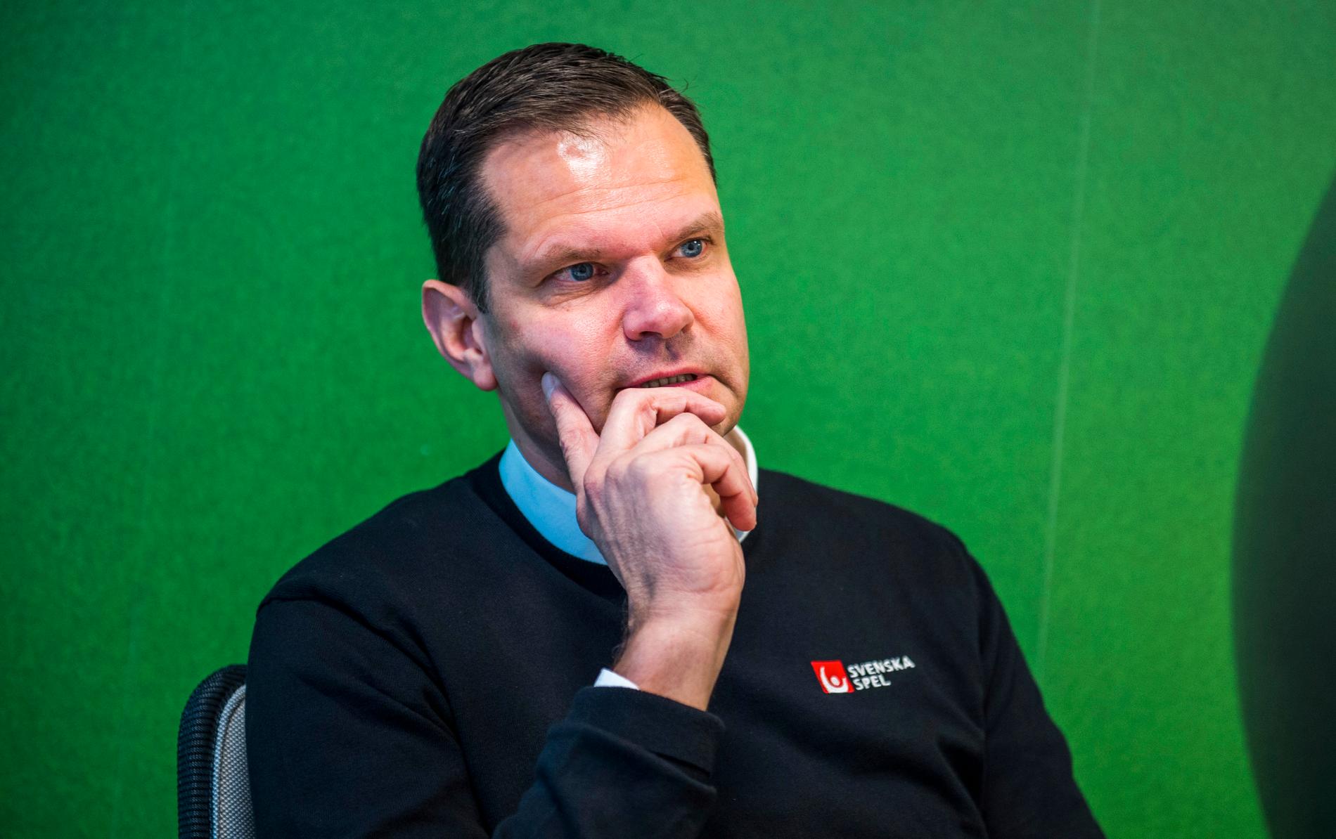 Patrik Hofbauer, vd och koncernchef för Svenska Spel.