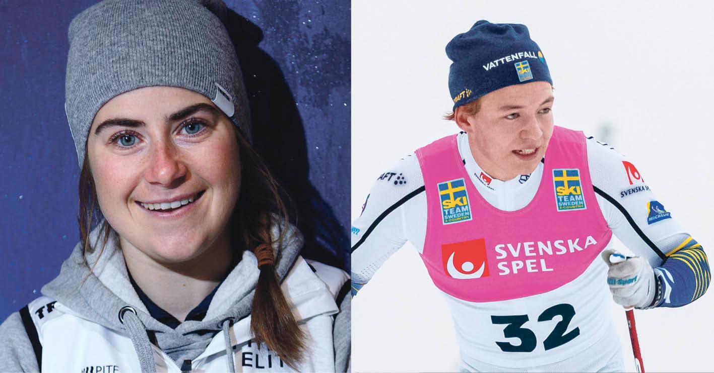 Ebba Andersson och Gustaf Berglund är ett par.