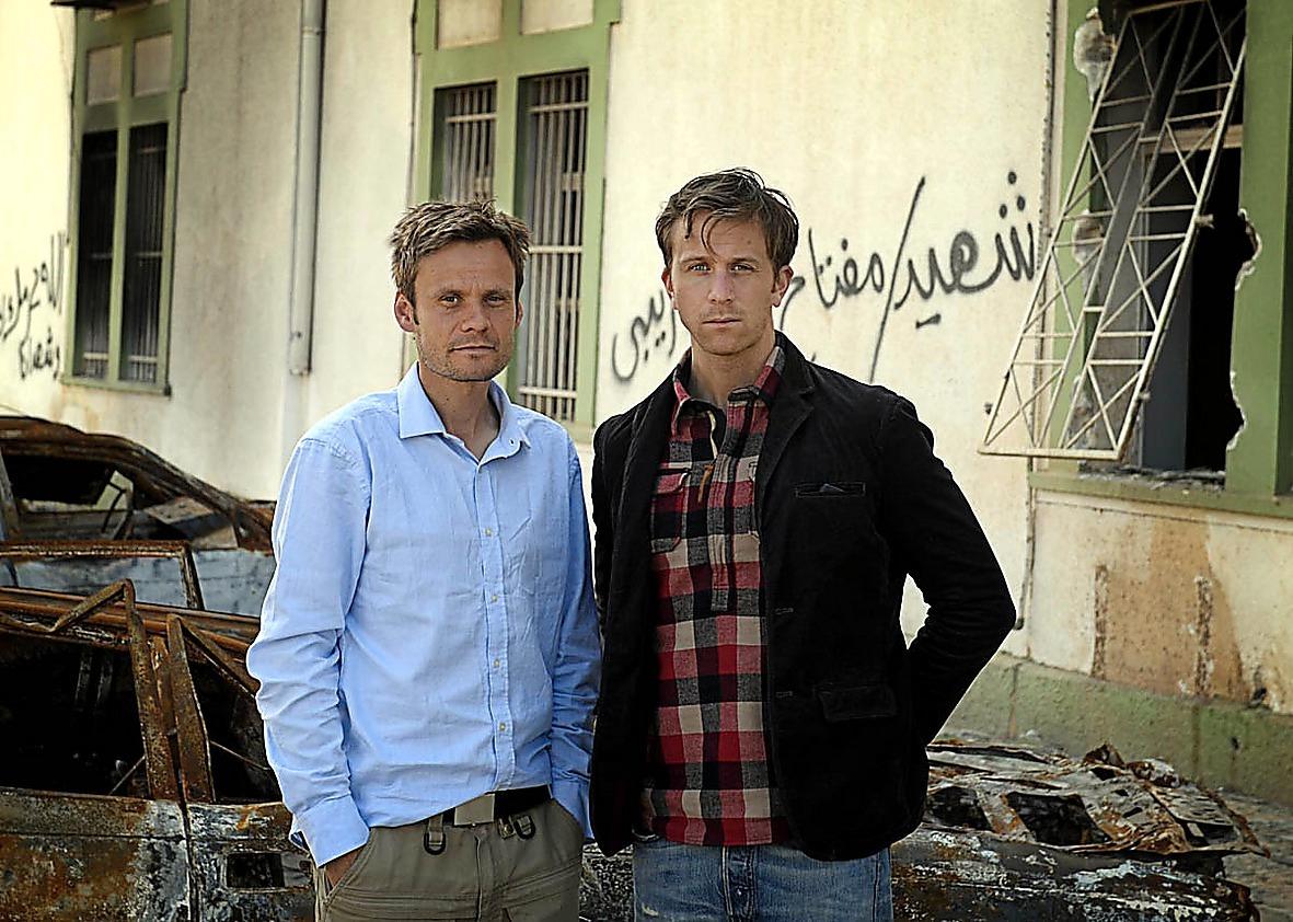 Aftonbladets fotograf Jerker Ivarsson och reporter Erik Wiman är på plats i Libyen.