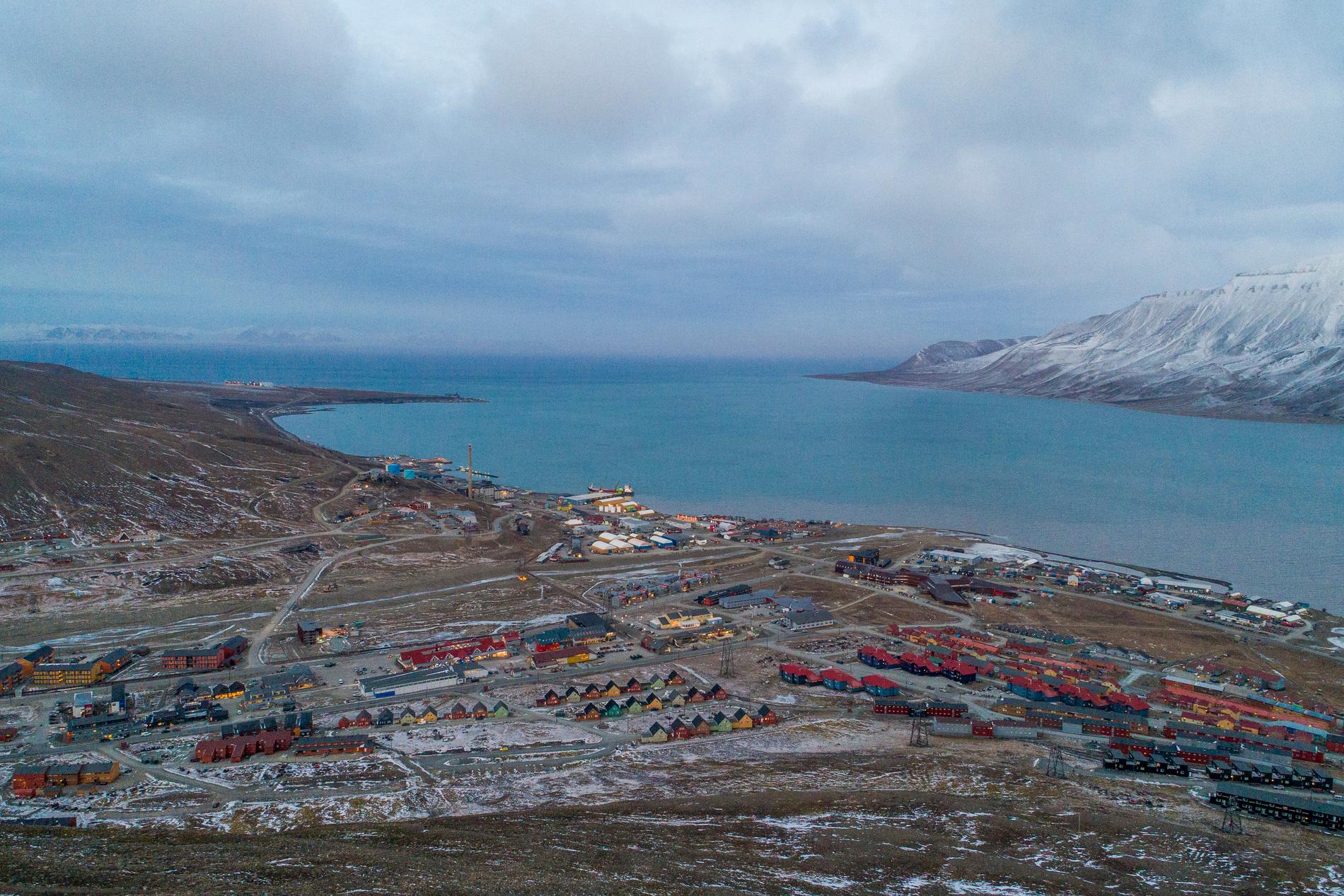 Den globala uppvärmningen får stora konsekvenser för Svalbard. Arkivbild från oktober 2017.