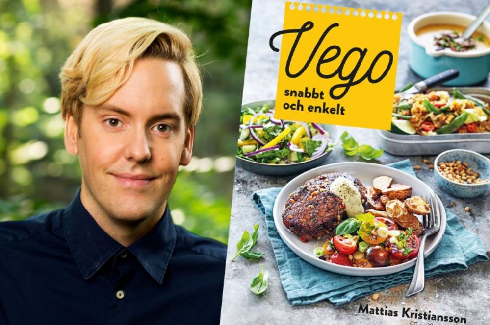 Mattias Kristinasson bjuder på enkla och snabba vegorecept i sin nya kokbok.