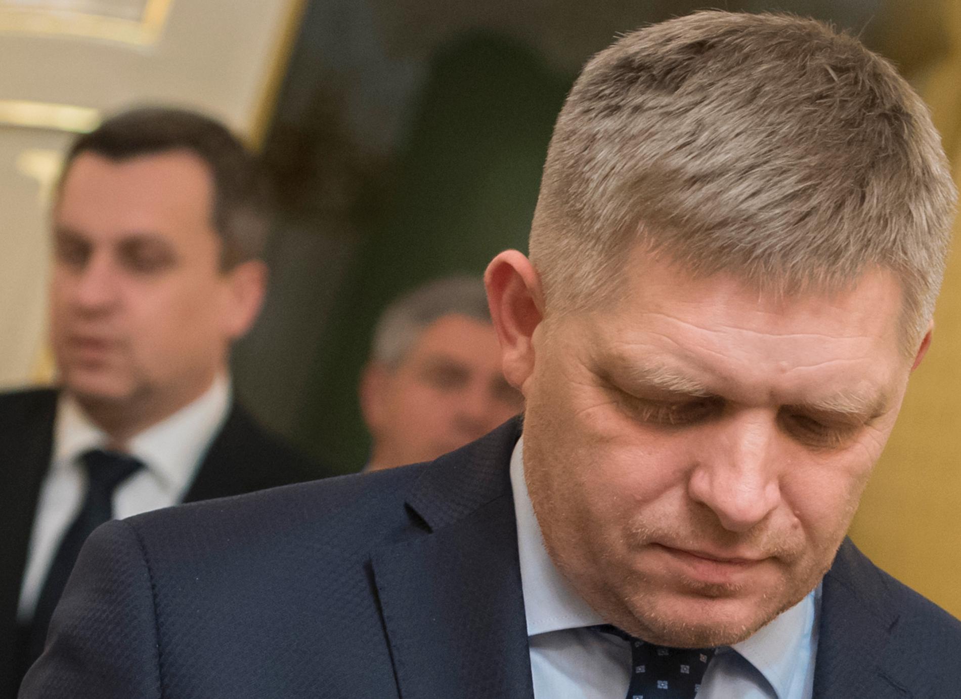 Robert Fico, socialdemokratisk partiledare och Slovakiens före detta premiärminister, har åtalats för anstiftan till rashat. Arkivbild.