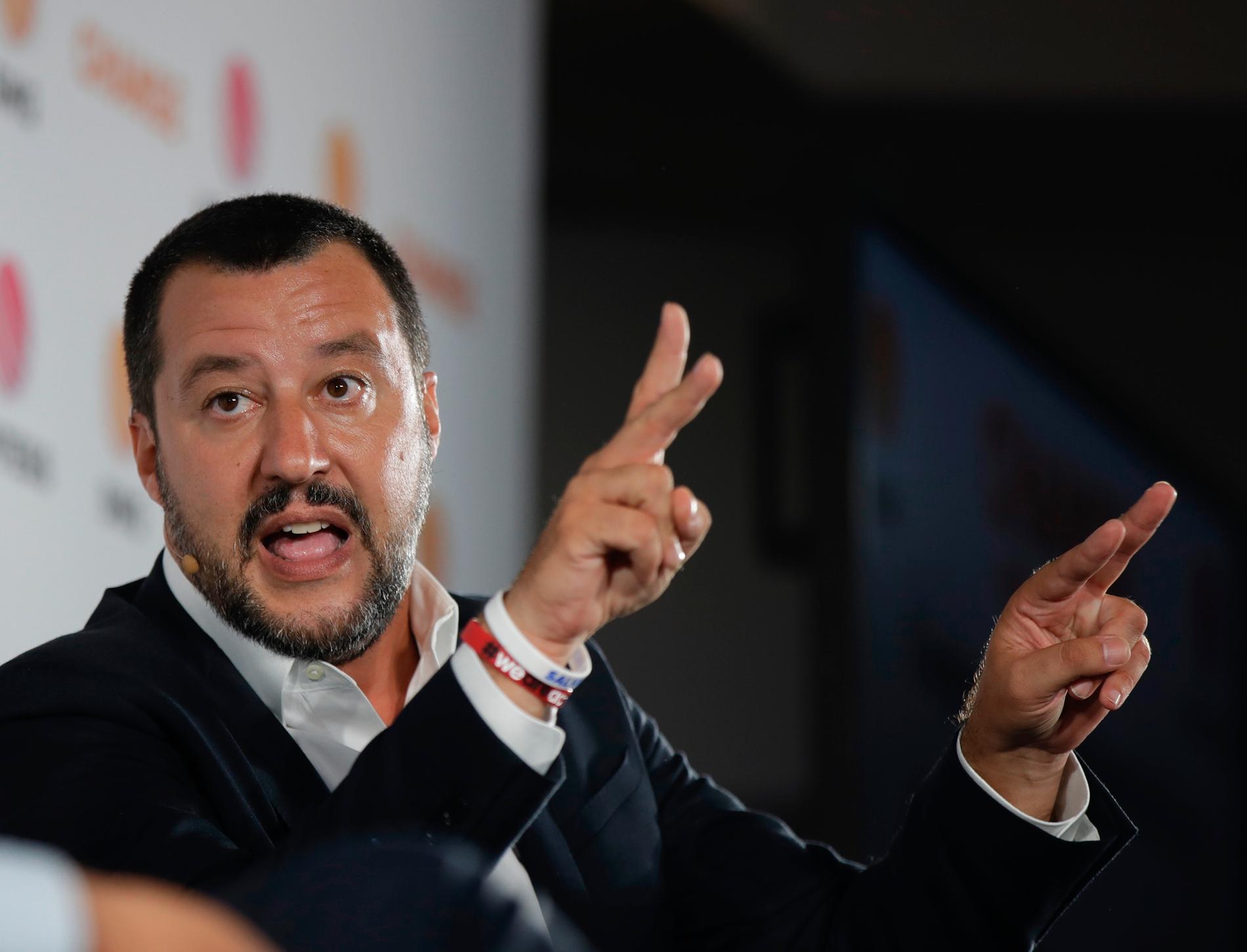 Migrationsfrågan har fått Italiens inrikesminister Matteo Salvini att hamna i ett infekterat gräl med sin kollega från Luxemburg. Arkivbild.