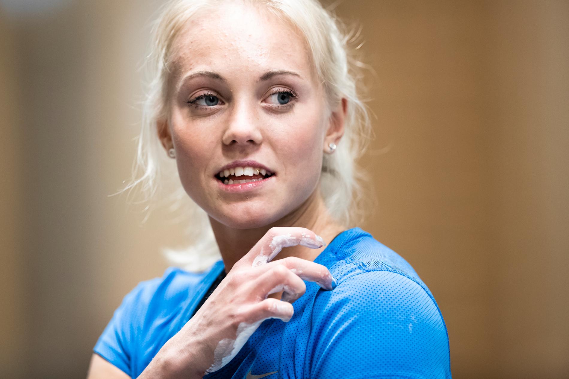 Tilde Johansson var yngst under hela tävlingsfältet på VM i Doha i fjol. 