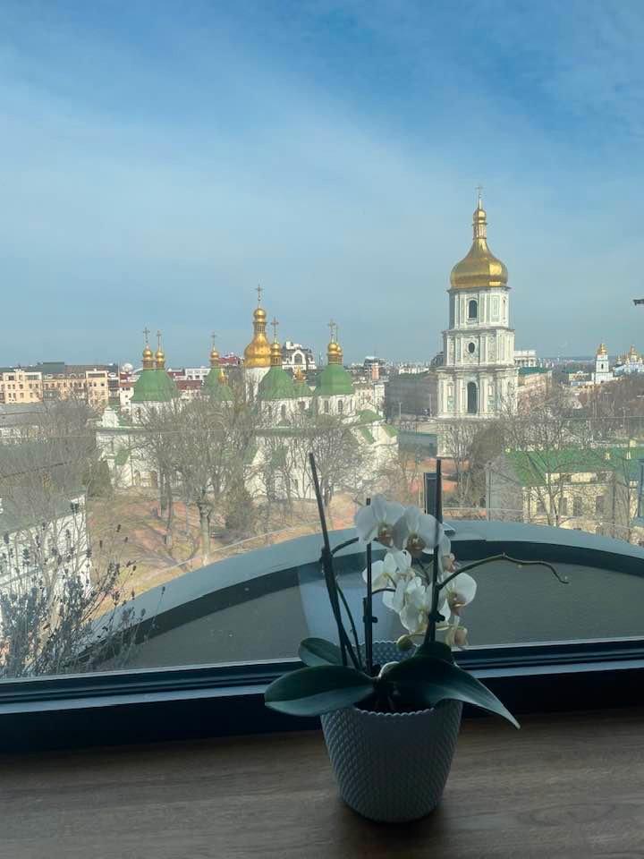 Utsikt över Kiev.