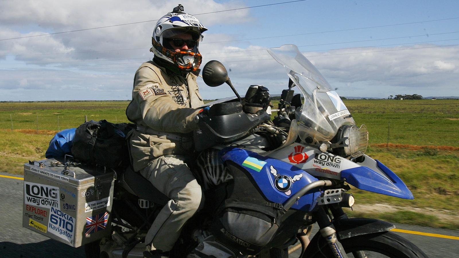 År 2007 körde Ewan McGregor och skådespelarkollegan Charley Boorman motorcykel från Skottland till Afrikas sydligaste udde Cape L’Agulhas utanför Kapstaden i Sydafrika. Resan tog 85 dagar.