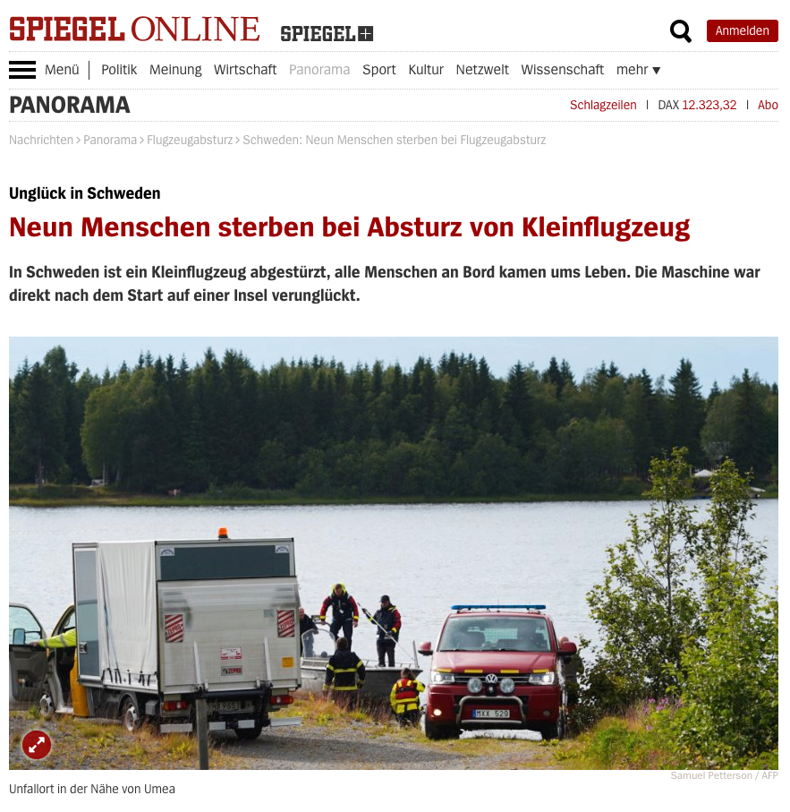 ”Alla ombord omkom”, skriver tyska Der Spiegel.
