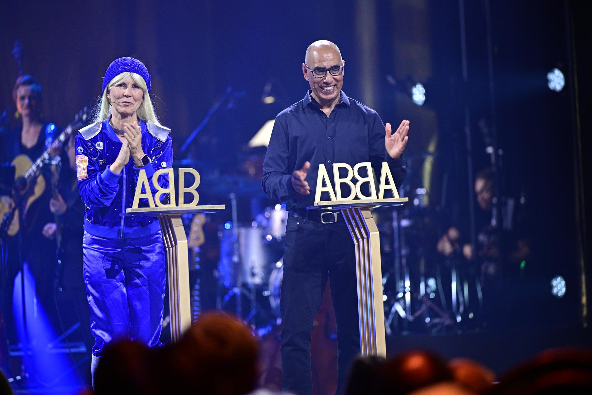 Deltagare i ABBA-quiz under SVT:s hyllning till Abba. Arkivbild.
