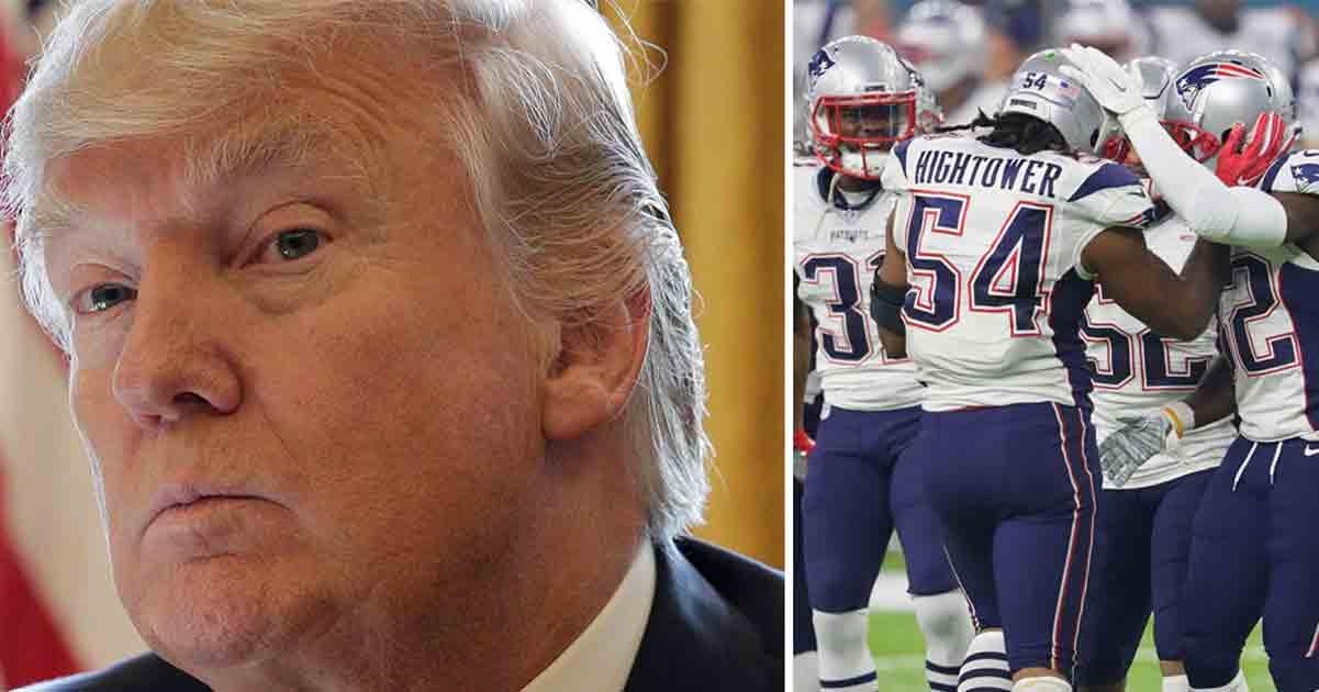 New England Patriots kan bojkotta besöket hos Trump.