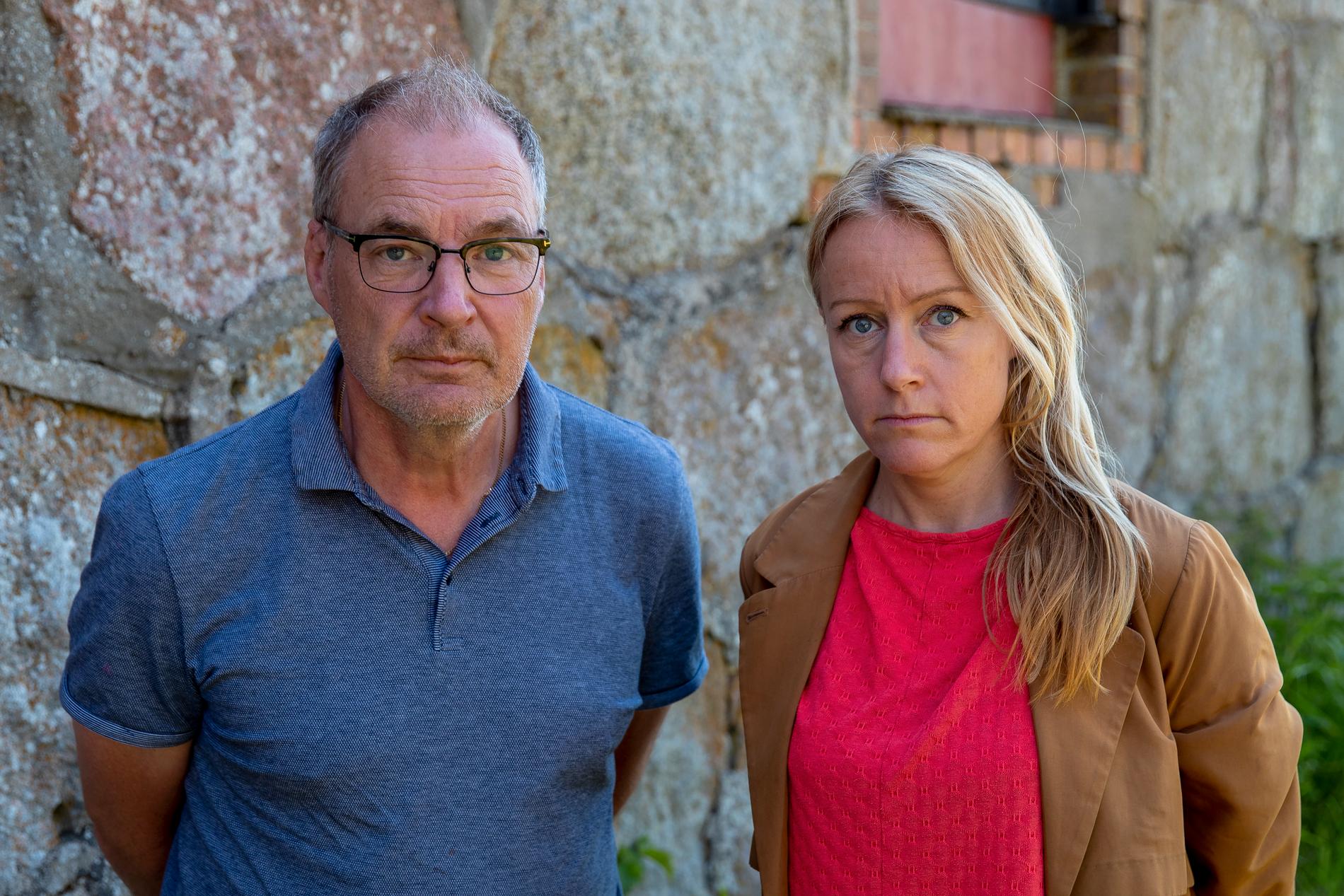Aftonbladets Krister Hansson och Susanna Nygren.