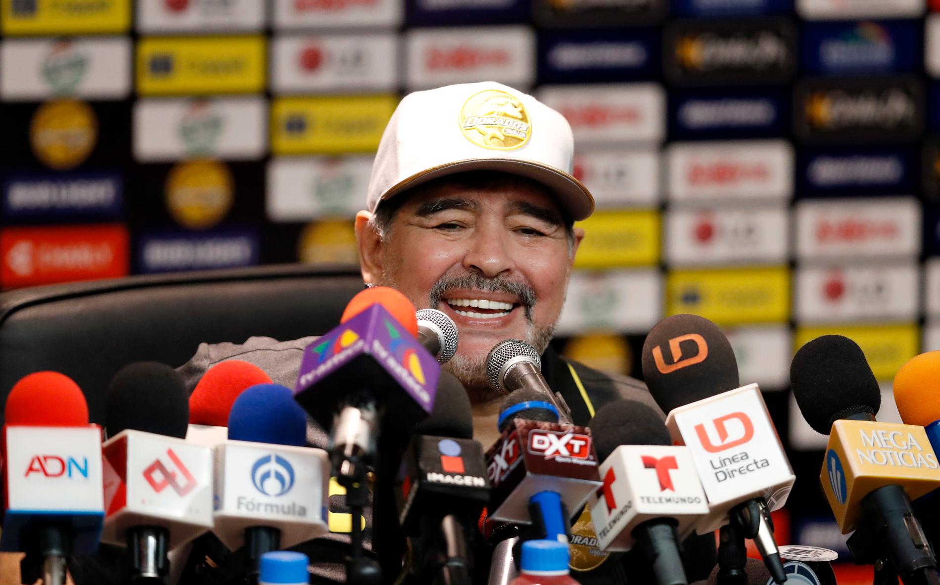 Åtta personer står åtalade för Maradonas död. Arkivbild.
