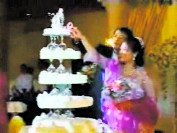 STORBRÖLLOP Vid dotterns bröllop flödade lyxen. Bilderna avslöjade diamanter och champagne i massor.