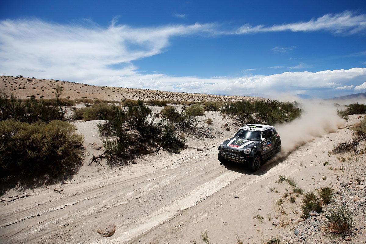 Dakarrally körs i år bland annat i Argentina.