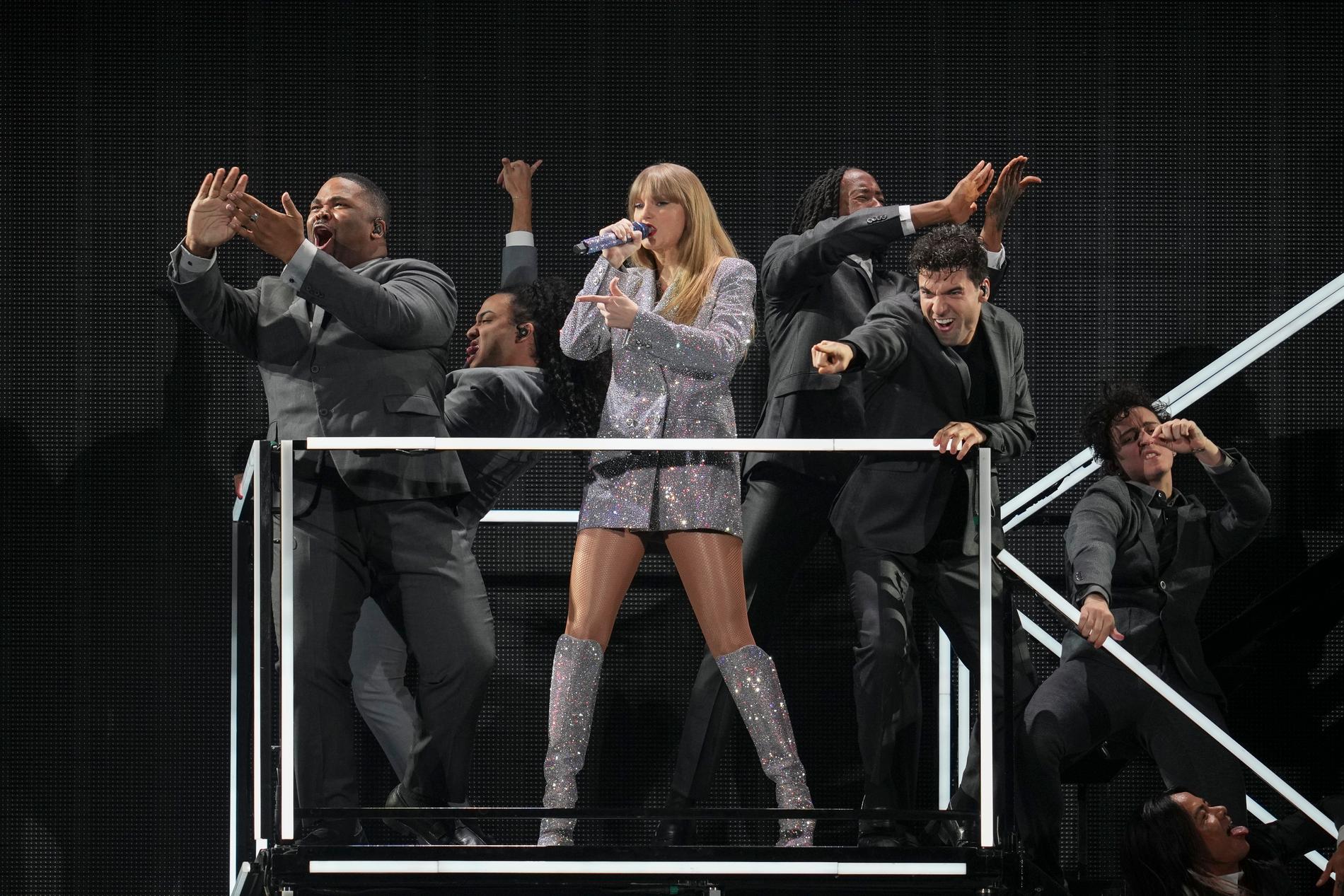 Taylor Swift. Bild från hennes pågående turné.