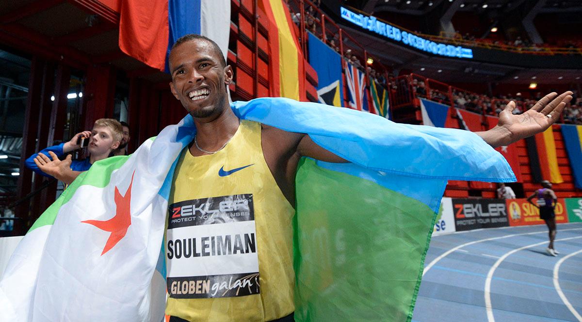 Ayanleh Souleiman slog världsrekord på 1000 meter