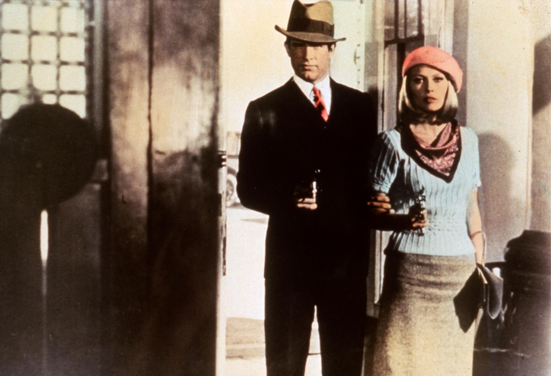 Warren Beatty och Faye Dunaway i ”Bonnie & Clyde”.