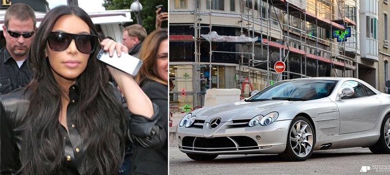Kim Kardashian är ägare till en Mercedes SLR.