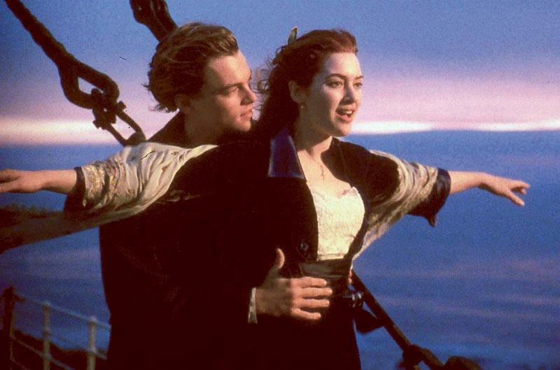 Leonardo DiCaprio och Kate Winslet i ”Titanic” från 1997.