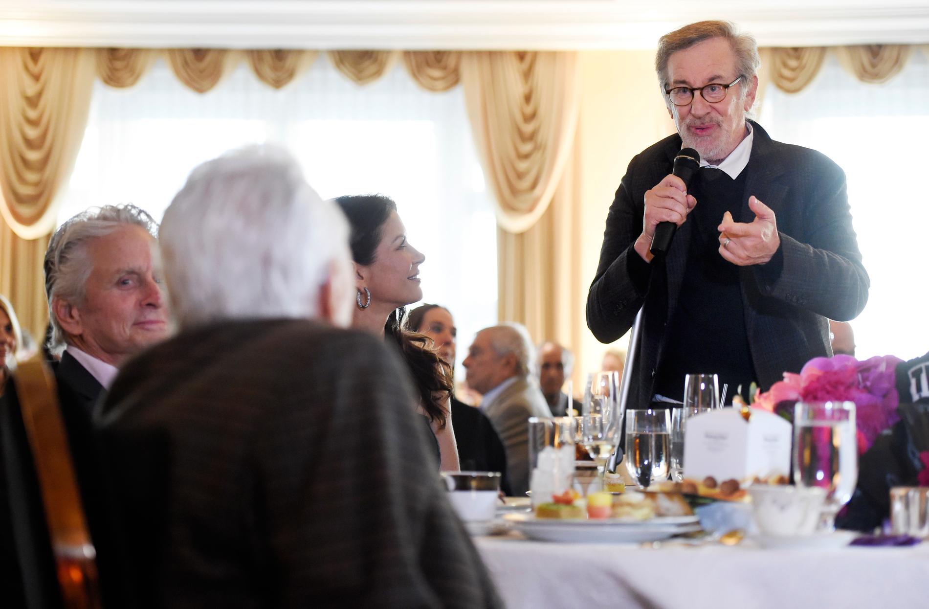 Steven Spielberg höll födelsedagstal.