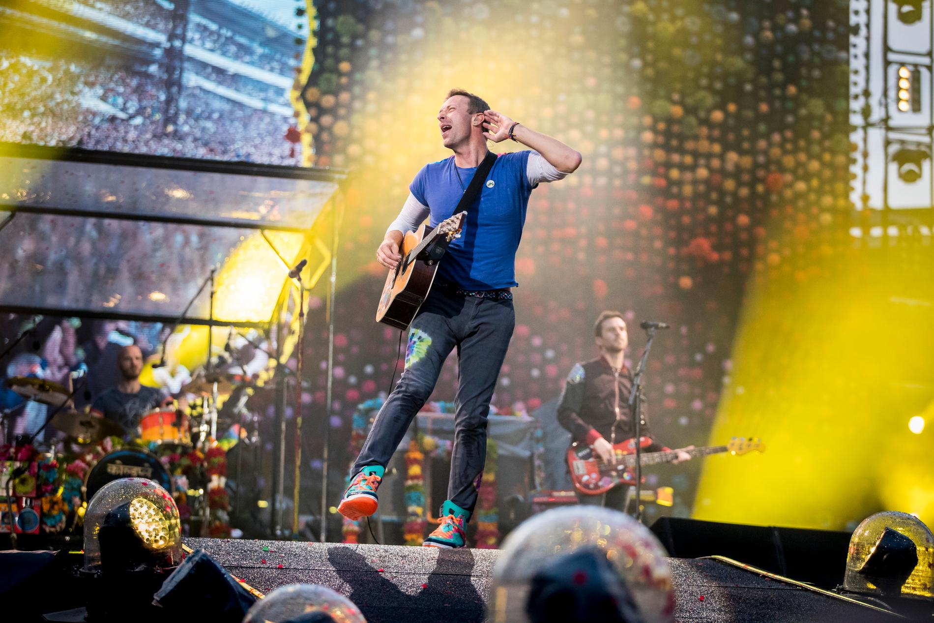 Coldplays sångare Chris Martin