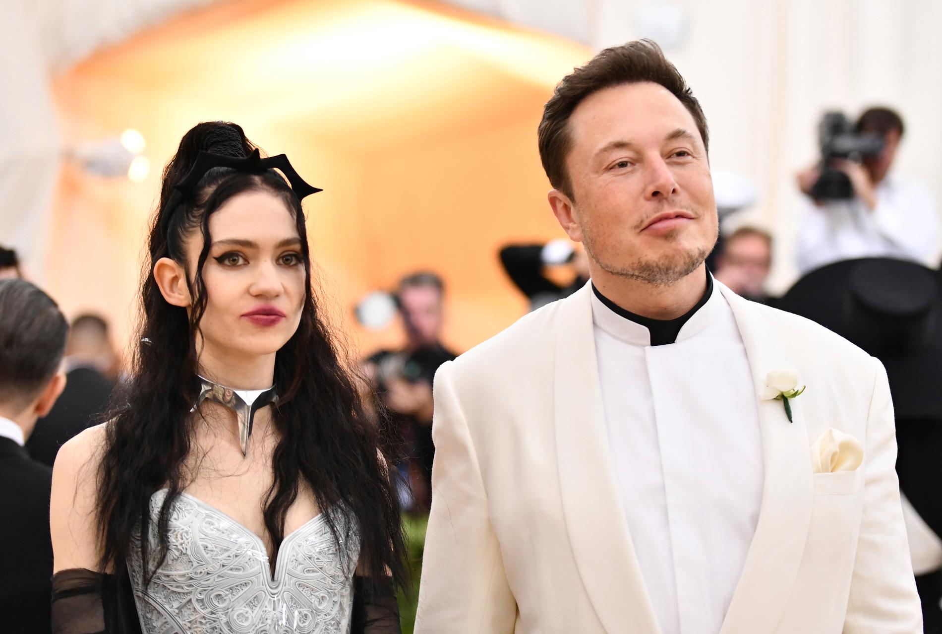 Grimes och Elon Musk var tidigare ett par.