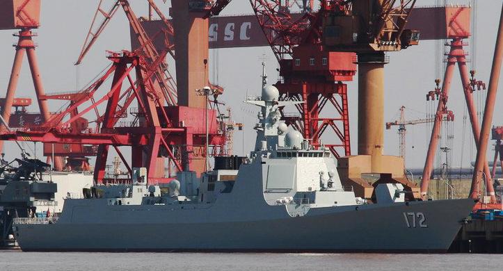 ”052D Destroyer” är ett av Kinas mest avancerade militärfartyg.